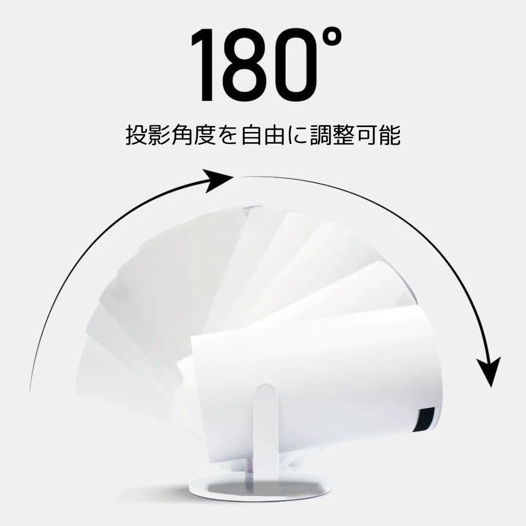 Magcubicjp プロジェクター 小型 180°回転 天井投影 Android搭載(1)